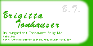 brigitta tonhauser business card